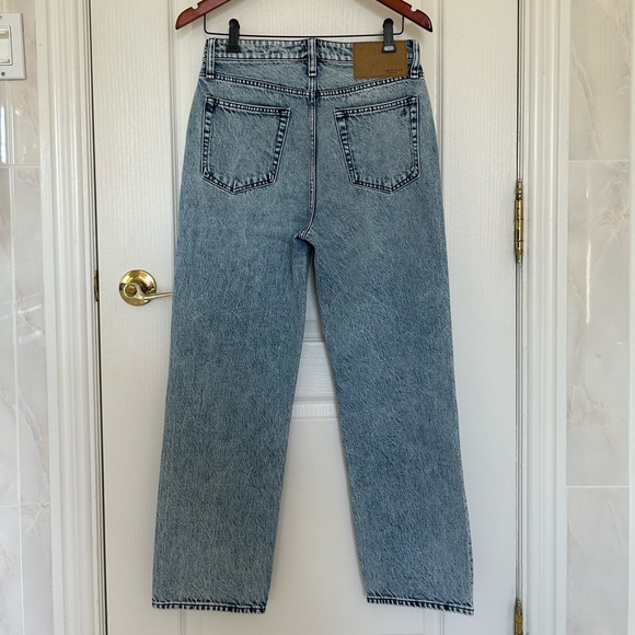 Rag & Bone Alex High Rise Ankle Straight Medium Blue High Waisted Jeans - Picture 2 of 4
